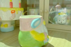 马克杯的节日主题彩绘活动