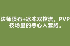魔法师陨石+冰冻双控流，PVP竞技场里的恶心人套路。