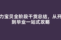 魔力宝贝全阶段干货总结，从开荒到毕业一站式攻略