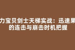 魔力宝贝剑士天梯实战：迅速果断的连击与崩击时机把握