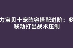 魔力宝贝十宠阵容搭配进阶：多宠联动打出战术压制