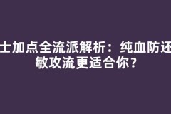 骑士加点全流派解析：纯血防还是敏攻流更适合你？