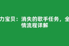 魔力宝贝：消失的歌手任务，全剧情流程详解