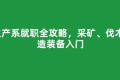 生产系就职全攻略，采矿、伐木、造装备入门