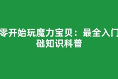 从零开始玩魔力宝贝：最全入门基础知识科普