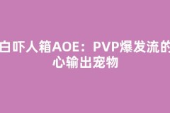 纯白吓人箱AOE：PVP爆发流的核心输出宠物