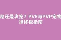 魔宠还是攻宠？PVE与PVP宠物选择终极指南